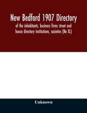 New Bedford 1907 directory