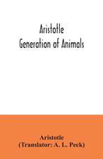 Aristotle; Generation of animals