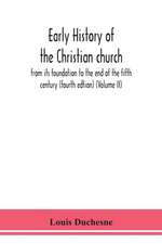 Early history of the Christian church