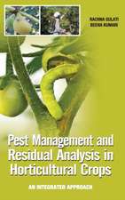 Pest Management and Residual Analysis in Horticultural Crops