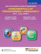 FUNDAMENTALS OF PROGRAMMING LANGUAGES - I