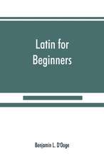 Latin for beginners