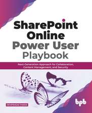 Sharepoint Online Power User Playbook: