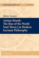 Anima Mundi: The Rise of the World Soul Theory in Modern German Philosophy