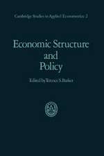 Economic Structure and Policy: with applications to the British economy