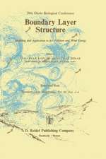 Boundary Layer Structure: Modeling and Application to Air Pollution and Wind Energy