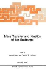 Mass Transfer and Kinetics of Ion Exchange