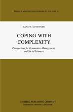 Coping with Complexity: Perspectives for Economics, Management and Social Sciences