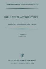 Solid State Astrophysics: Proceedings of a Symposium Held at the University College, Cardiff, Wales, 9–12 July 1974