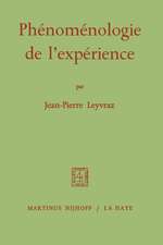 Phénoménologie de L'expérience