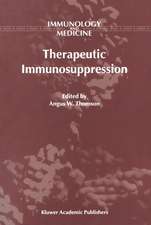 Therapeutic Immunosuppression