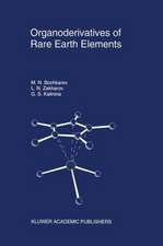 Organoderivatives of Rare Earth Elements