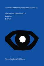 Colour Vision Deficiencies XII: Proceedings of the twelfth Symposium of the International Research Group on Colour Vision Deficiencies, held in Tübingen, Germany July 18–22, 1993