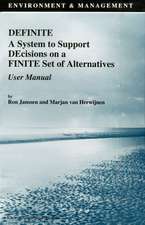 Definite: A System to Support DEcisions on a FINITE Set of Alternatives. User Manual