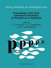 Proceedings of the Third International Workshop on Phosphorus in Sediments