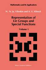 Representation of Lie Groups and Special Functions: Volume 1: Simplest Lie Groups, Special Functions and Integral Transforms