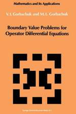 Boundary Value Problems for Operator Differential Equations