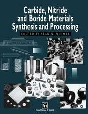 Carbide, Nitride and Boride Materials Synthesis and Processing