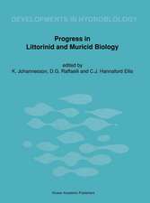 Progress in Littorinid and Muricid Biology: Proceedings of the Second European Meeting on Littorinid Biology, Tjärnö Marine Biological Laboratory, Sweden, July 4–8, 1988