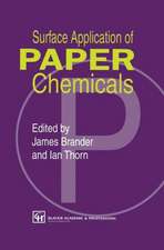 Surface Application of Paper Chemicals