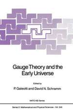 Gauge Theory and the Early Universe