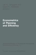 Econometrics of Planning and Efficiency