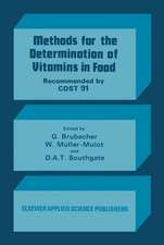 Methods for the Determination of Vitamins in Food: Recommended by COST 91