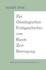 Zur Ontologischen Frühgeschichte von Raum — Zeit — Bewegung