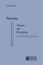 Persons: Theories and Perceptions