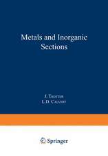 Metals and Inorganic Sections