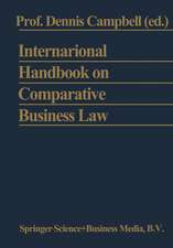 International Handbook on Comparative Business Law