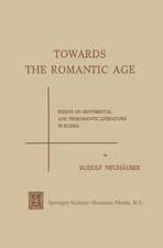 Towards the Romantic Age: Essays on Sentimental and Preromantic Literature in Russia