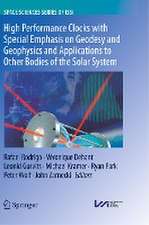 High Performance Clocks with Special Emphasis on Geodesy and Geophysics and Applications to Other Bodies of the Solar System