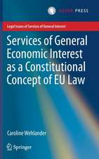 Services of General Economic Interest as a Constitutional Concept of EU Law