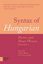 Syntax of Hungarian – Nouns and Noun Phrases, Volume 2