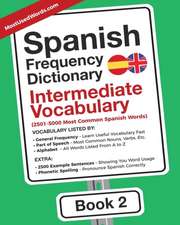 Spanish Frequency Dictionary - Intermediate Vocabulary