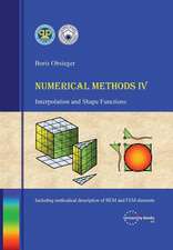 Numerical Methods IV - Interpolation and Shape Functions