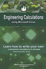 Engineering Calculations Using Microsoft Excel