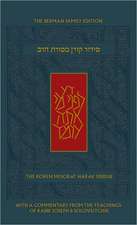 The Koren Mesorat Harav Siddur: The Berman Family Edition