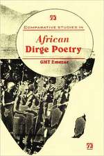 Comparative Studies in African Dirge Poetry