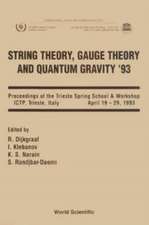 String Theory, Gauge Theory and Quantum Gravity '93 - Proceedings of the Trieste Spring School and Workshop