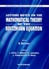 Lecture Notes on Mathematical Theory of the Boltzmann Equation