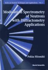 Modulation Spectrometry of Neutrons with