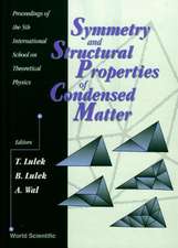 Symmetry and Structural Properties of Condensed Matter