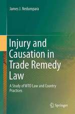 Injury and Causation in Trade Remedy Law: A Study of WTO Law and Country Practices