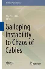 Galloping Instability to Chaos of Cables