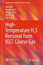 High-Temperature H2S Removal from IGCC Coarse Gas