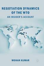 Negotiation Dynamics of the WTO