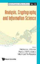 ANALYSIS, CRYPTOGRAPHY AND INFORMATION SCIENCE