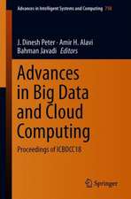 Advances in Big Data and Cloud Computing: Proceedings of ICBDCC18